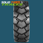 4 Solid Skid Steer Tires 10-16.5 / 10x16.5 - Severe Duty