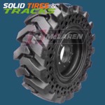 Mclaren NuAir Solid Skid Steer Tires 36x12-20 / 14-17.5