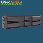 850 mm Clip-On Rubber Pad 216mm Pitch - Heavy Duty
