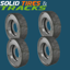 640x170x560/25x7x12 Solid Tire