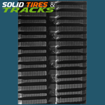 16" 400X86X49 CTL Rubber Track- Multi-Bar Pattern