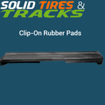 28" 700 mm Clip-On Rubber Pad 190mm Pitch - Heavy Duty
