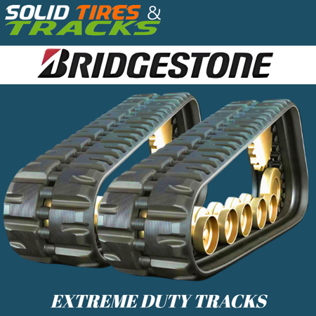 450x86x58 Bridgestone CTL Rubber Tracks- C Pattern
