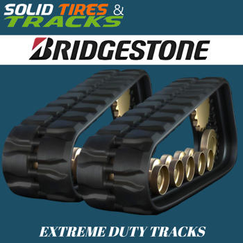 320x86x49 Bridgestone CTL Rubber Tracks- Block Pattern